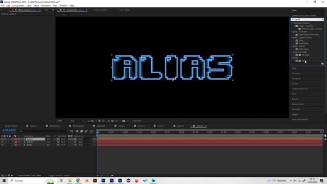 Create an easy NEON TEXT EFFECT in AFTER EFFECTS | Tutorial смотреть онлайн