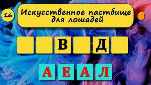 Анаграмма. 30 вопросов на эрудицию и общие знания. Выпуск 37