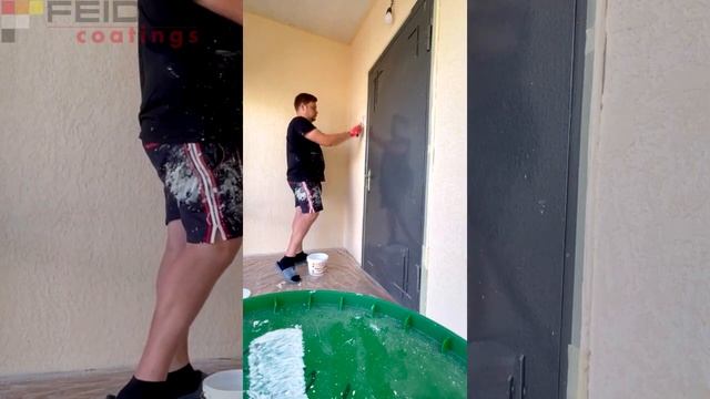 Оздоблення тераси, проста і яскрава факрутра для стін!