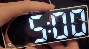 Обзор больших настольных электронных часов с AliExpress