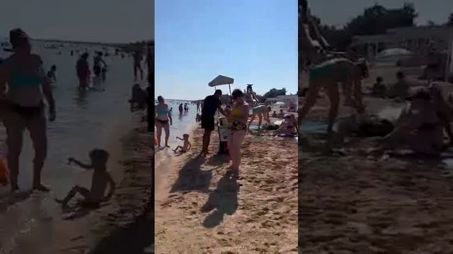 А море сегодня просто огонь !#голубицкая #Голубицкаядомики #Голубицкаяотдых смотреть онлайн