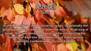 Jezebel Meaning : Definition of Jezebel