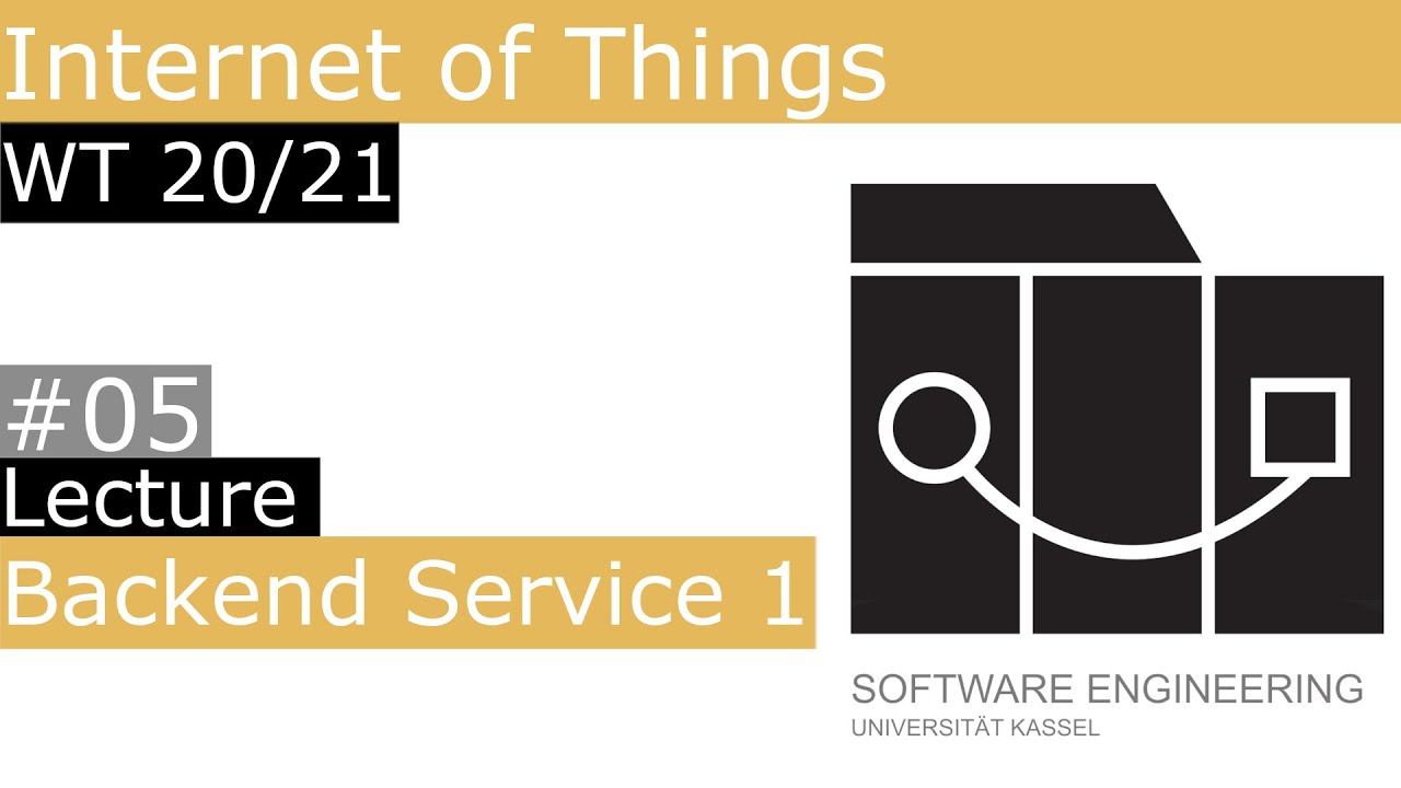 WT20/21 Internet of Things Lecture 05 Backend Service 1 смотреть онлайн