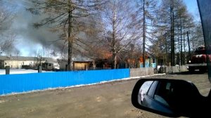 Пожар в обозерской