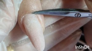 Nune nail master_ պոլիգելով լիցք_ դեկորատիվ սկոչի ամրացում_ #մատնահարդարում