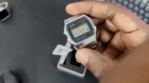 Casio A-158WA-1Q | Casio Vintage Series Digital Grey Dial Men's Watch