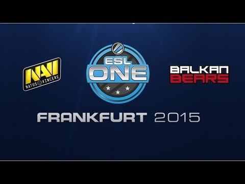 ESL One Frankfurt 2015 Na'Vi vs Balkan Bears Игра №2 Dota 2 Русские комментарии смотреть онлайн