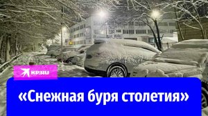 В Благовещенске выпало очень много снега