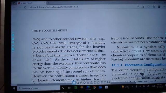 p-Block Elements [L-1] NEET CHEMISTRY {RANKER'S BATCH} NCERT CHEMISTRY /BY Mr. DILIP VERMA
