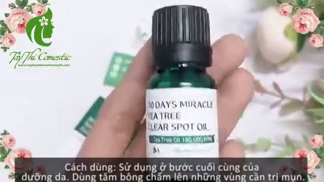 Tinh Dầu Tràm Trà Trị Mụn Some By Mi- 30 Days Miracle Tea Tree Clear Spot Oil смотреть онлайн