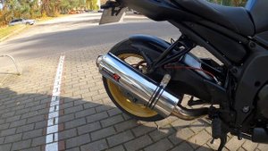Yamaha FZ1 exhaust Dominator Oval Without DB killer
