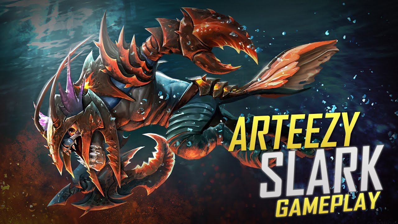 Arteezy playing Slark (Gameplay) смотреть онлайн