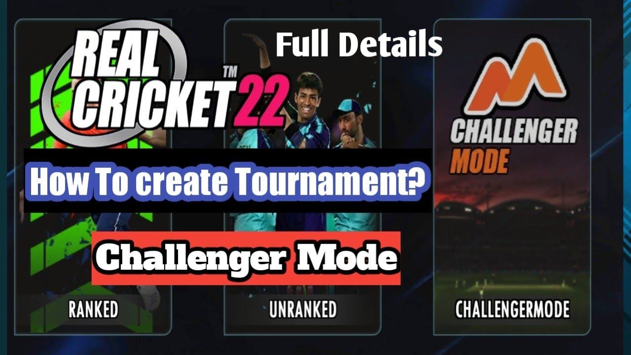 Real Cricket 22 | How to Create Tournament in Challenger Mode | Fully Explained смотреть онлайн