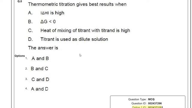 CSIR UGC NET EXAM -  Question paper 2020 Sec C [Analysis] with answer