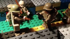 Lego вторая мировая воина. Первый день воины. часть II