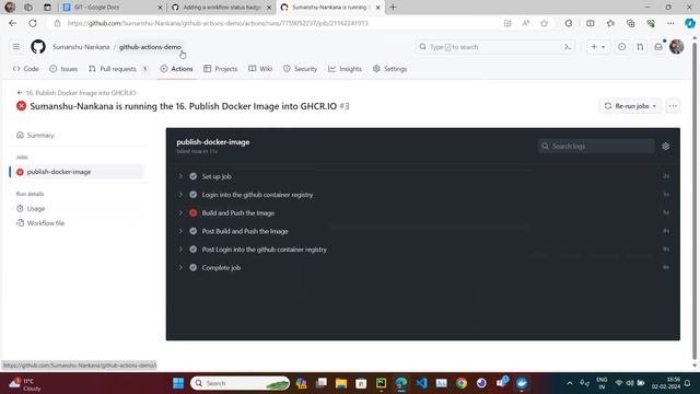 GitHub # 0019 # GitHub Actions - Adding A Workflow Status Badge On README.md