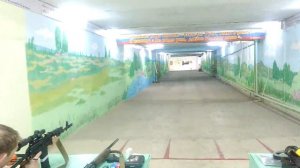 сайга 410 к 02 стрельба Брнаульским патроном пуля, на 50 метров