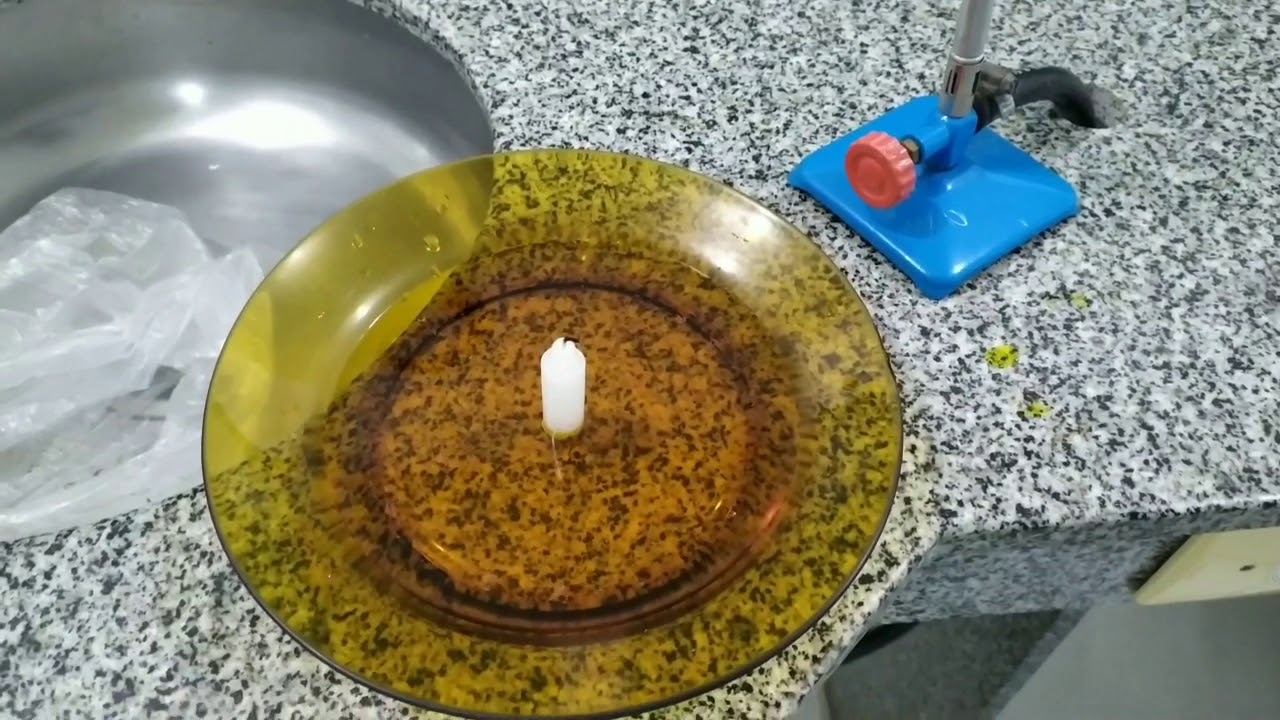 Vela e a pressão negativa (laboratório)