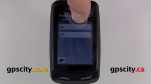 Garmin Edge 800 GPS Bike Computer - Display settings