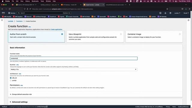 AWS Api Gateway + lambda  integration