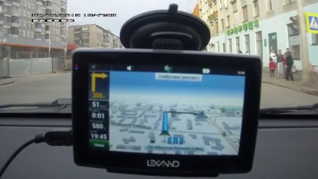 Работа навигатора LEXAND STR 5300 смотреть онлайн