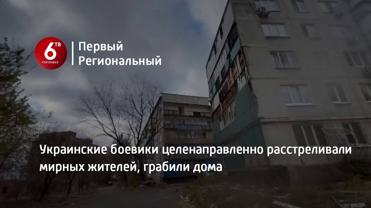 Украинские боевики целенаправленно расстреливали мирных жителей, грабили дома