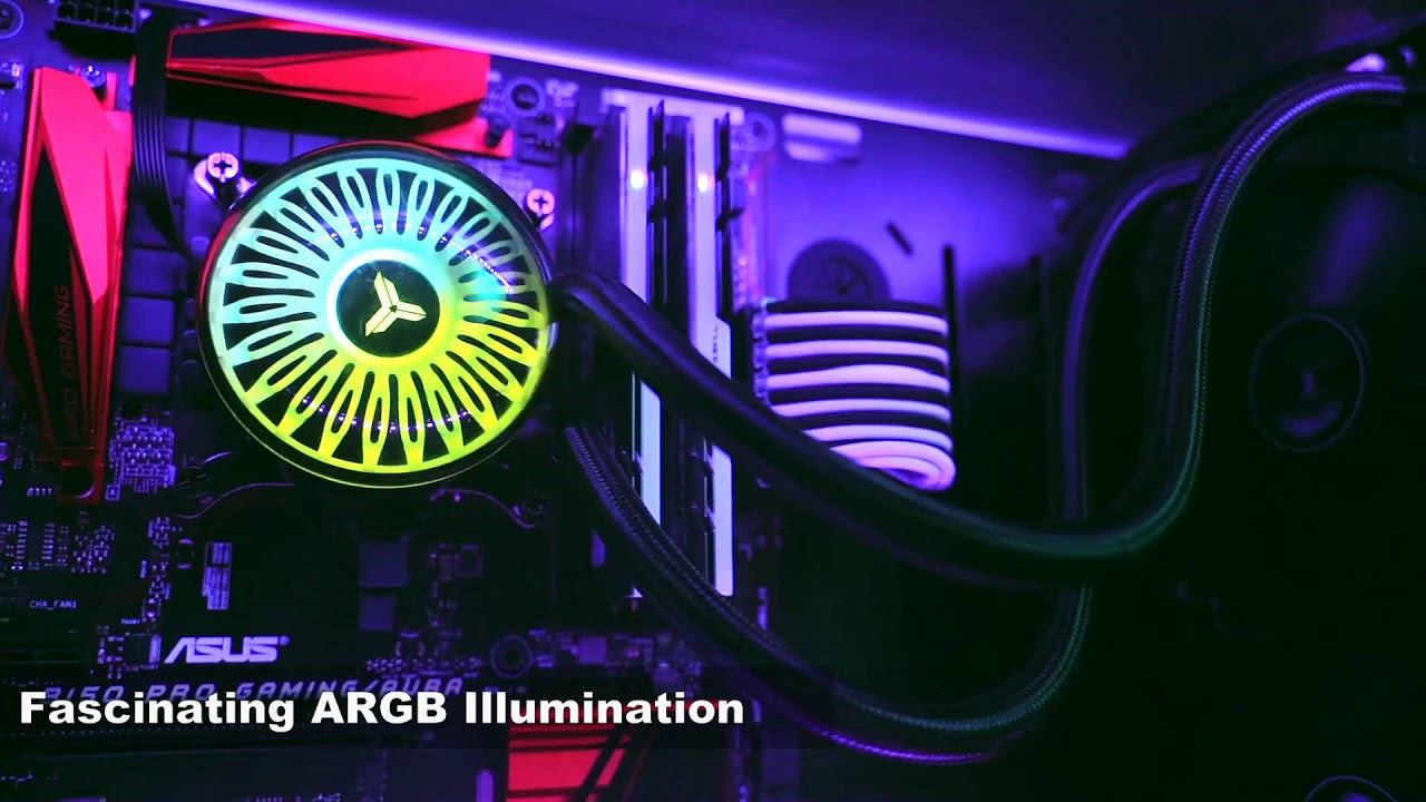 JONSBO JELLFISH TW5-240 TW-360 Liquid cooler смотреть онлайн