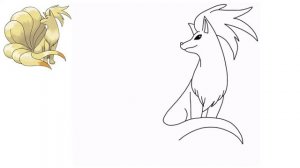 Как легко нарисовать покемона Найнтейлс! #038 | Поколение 1