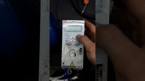 ABB ACS150 0,75 KW İnverter Startup (Sürücü devreye alma ve parametre girişi)