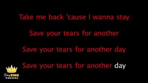 The Weeknd Save Your Tears Karaoke Version