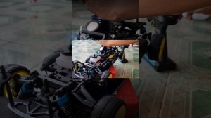 Rc Car with nitro engine vx18 model HSP Onroad 94122 1/10 scale startup and tuning