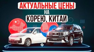 Автомобили из Кореи и Китая с расчетом в прямом эфире. Какое авто лучше привезти в декабре 2024