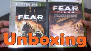 Fear / Fear Files - Xbox 360 - UNBOXING