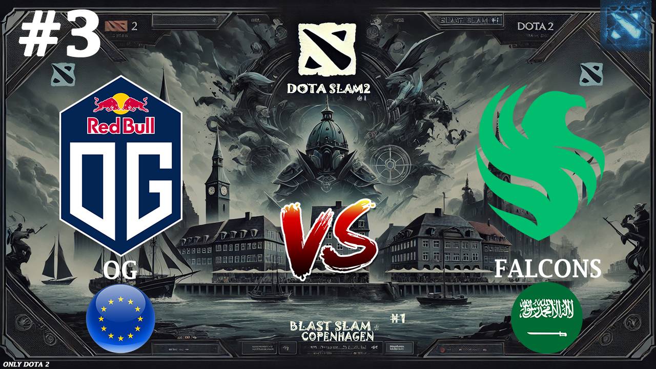 ГАБЕН СЛОМАЛ ДОТУ! | OG vs Falcons #3 (BO3) BLAST Slam