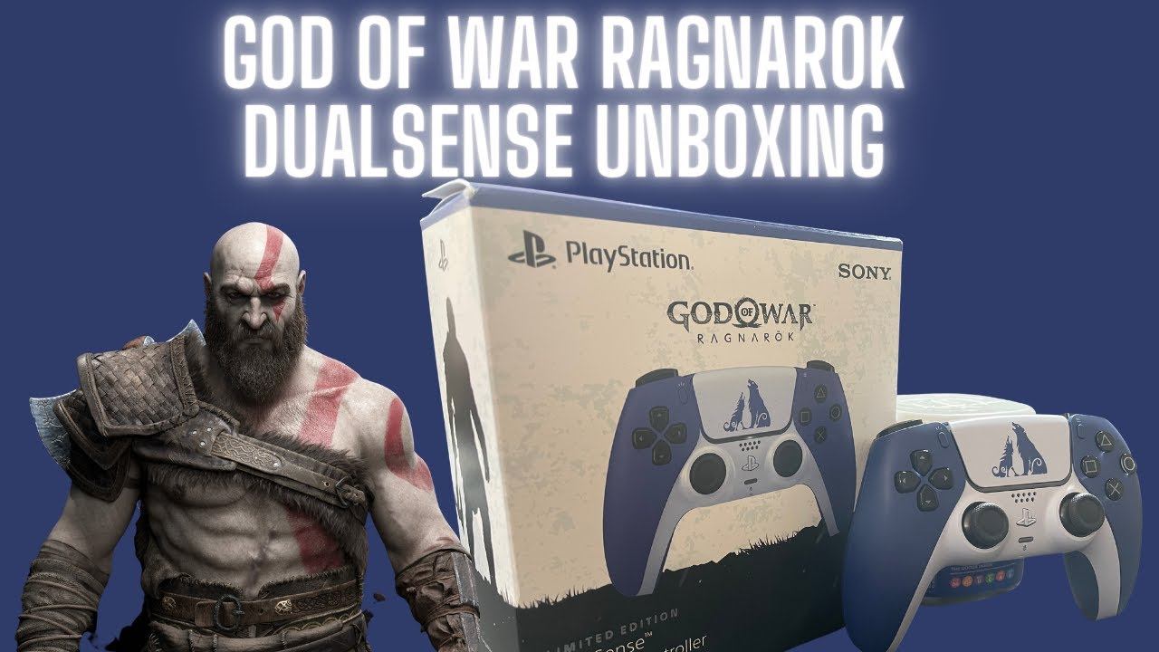 God of War Ragnarök Limited Edition DualSense Wireless Controller Unboxing смотреть онлайн
