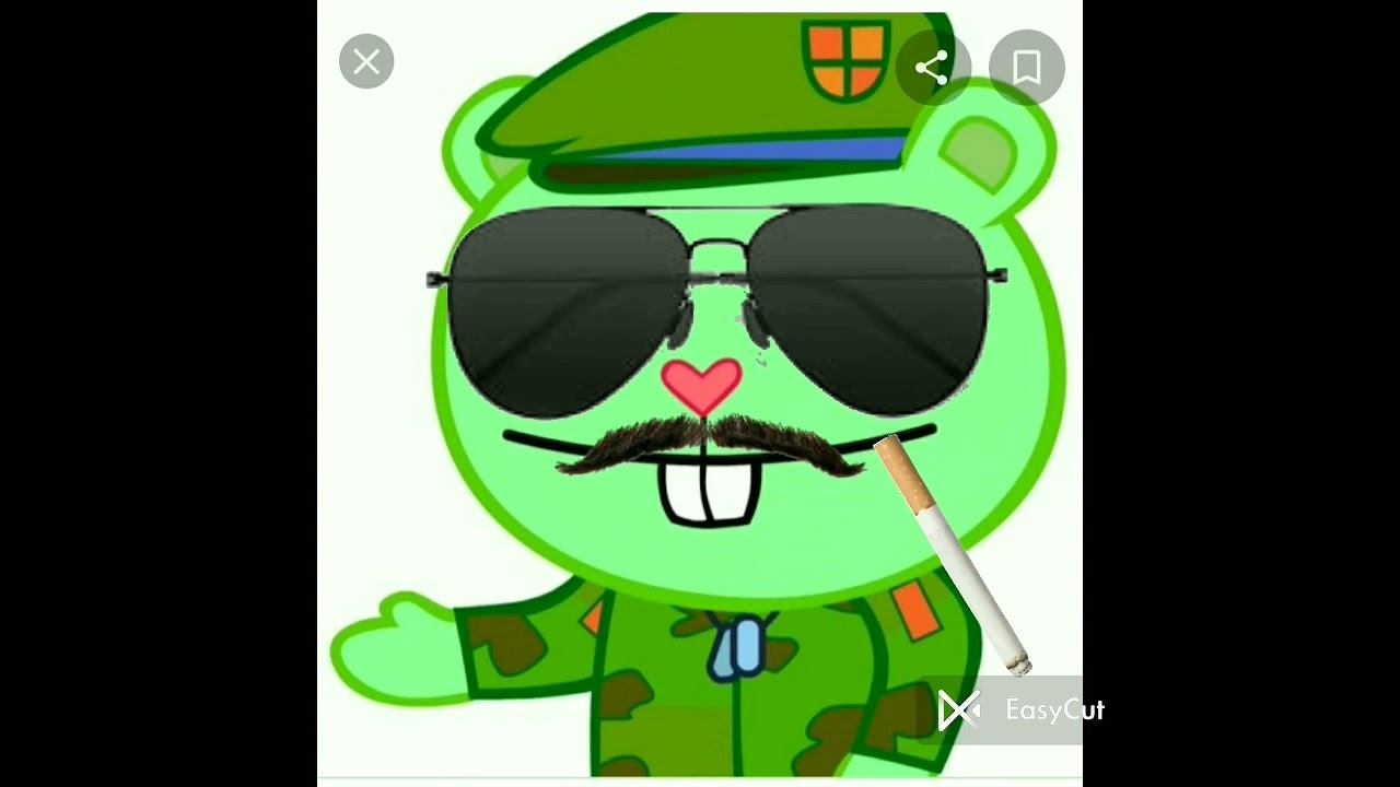 Becoming Uncanny FLIPPY HTF happy tree friends мистер исключительный мем Флиппи стареет мем шаблон