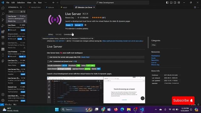HTML Tutorial : Installing VS Code & Live Server |Web Development Tutorials #2 #webdevelopment #htm