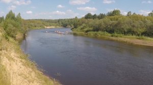 Сплав на байдарках по реке Уста