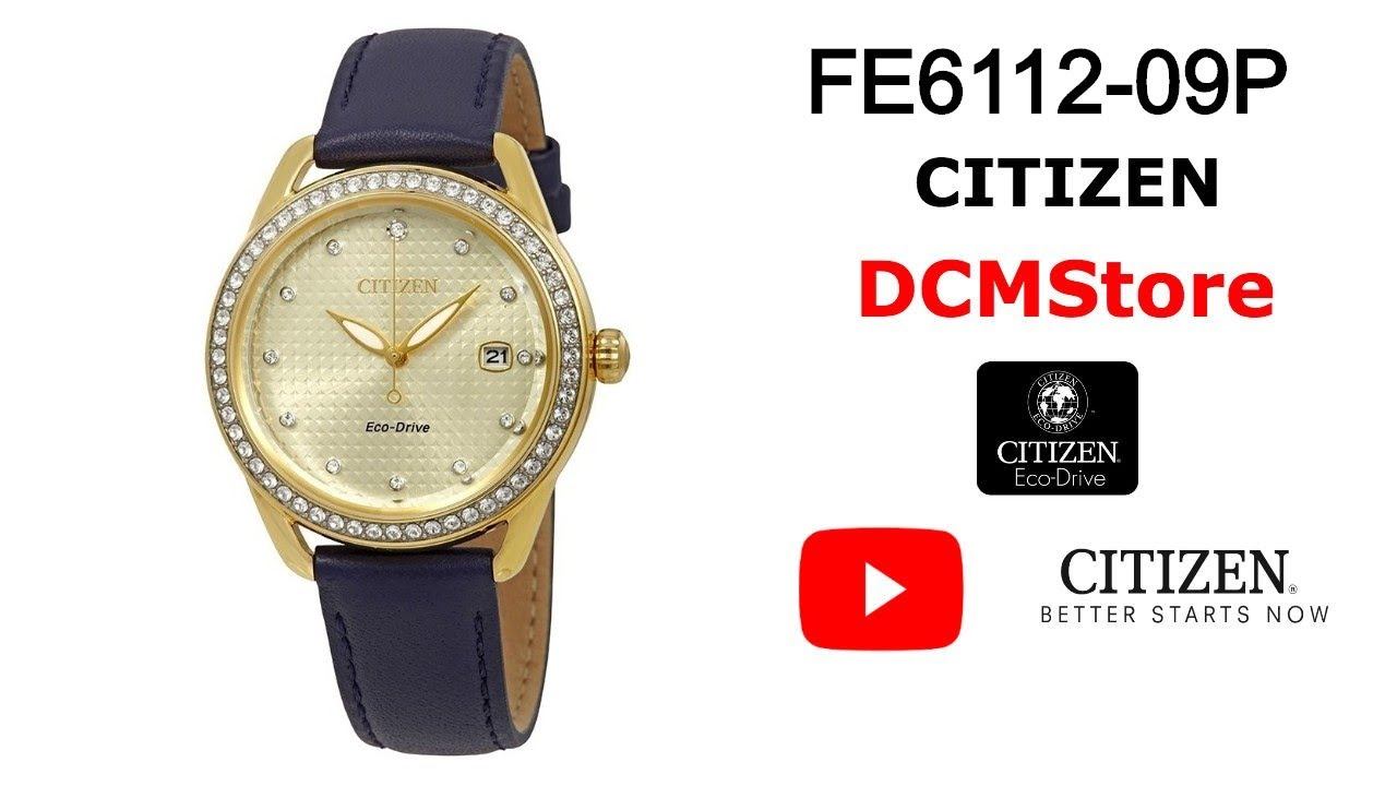 FE6112-09P Citizen Drive Crystal Swarovski Leather смотреть онлайн