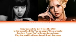 BLACKPINK Jennie & Lisa - ENGLISH RAP Parts (2022 UPDATE) (Color Coded Lyrics)
