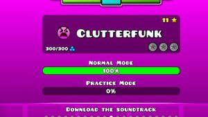 geometry dash clutterfunk (11 уровень)