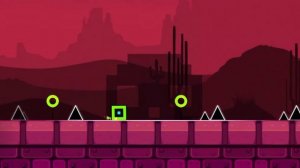 проходим первый уровень геометри Даш ледяной