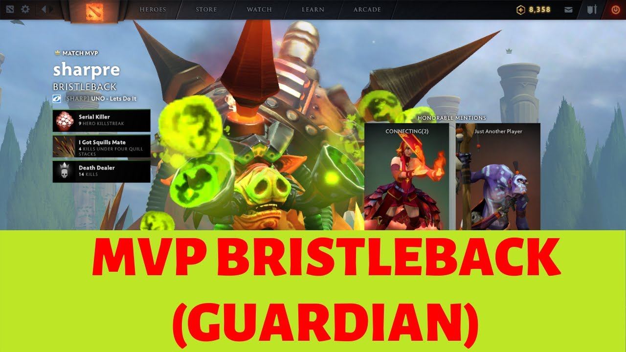 Dota 2 - How to Play Bristleback Offlane MVP vs Slark | Guardian |Bristleback Spammer Gameplay Guid смотреть онлайн