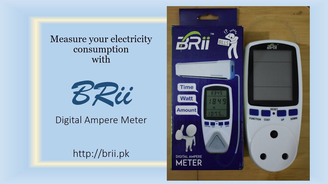 Digital Ampere Meter BRii | Multimeter for Electricity Measurement | BRii Ampere Meter Price