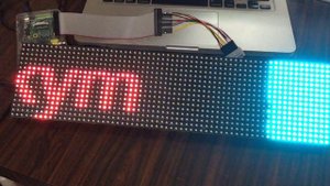 16x32 RGB LED Matrix Panel x2