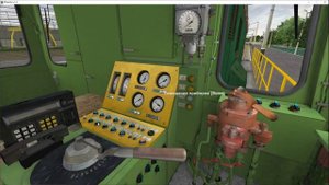 Запуск ЧМЭ3-2652. RTrainSim.