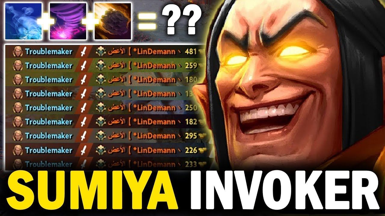 EPIC GAME!! SUMIYA INVOKER DOTA 2 - HIGH LEVEL SKILL GAMEPLAY DESTROYED HUSKAR MID NO MERCY
