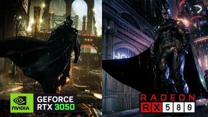 Batman Arkham Knight - RTX 3050 v/s RX 580