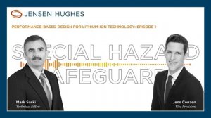 Performance-based Design for Lithium-ion | Special Hazard Safeguards | Jensen Hughes