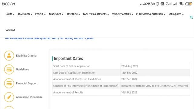 IIIT Delhi Announces PhD Admission 2022-23 under AICTE Doctoral Fellowship (ADF)